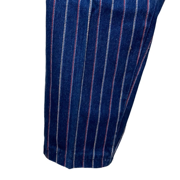 Vintage 80s Shades Pinstripe High Rise Jeans - Picture 4 of 9